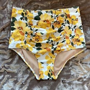Kortni Jeane Flower swimsuit bottom